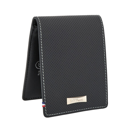 Defi Leather 6 Credit Card Holder Wallet // Black