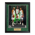 Paul Pierce, Ray Allen & Kevin Garnett // Boston Celtics // Autographed Photograph + Framed