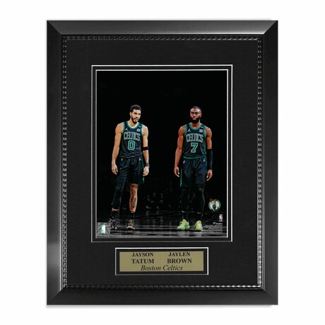 Jayson Tatum & Jaylen Brown // Boston Celtics // Unsigned Photograph + Framed
