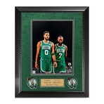Jayson Tatum & Jaylen Brown // Boston Celtics // Unsigned Collage + Framed Ver. 2
