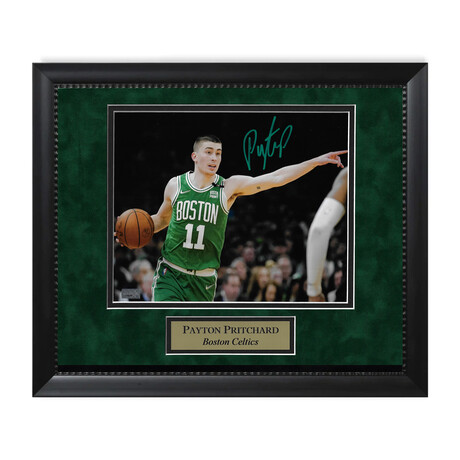 Payton Pritchard // Boston Celtics // Autographed Photograph + Framed