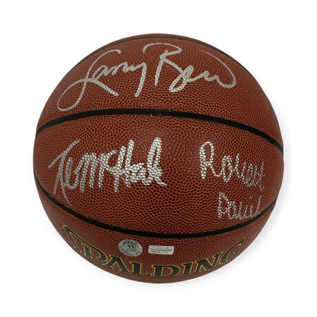 Larry Bird, Kevin McHale, Robert Parish  // Boston Celtics // Autographed Basketball