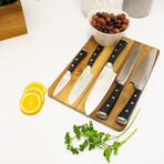 BergHOFF Antigua 5 Piece Cutlery Set with Wood Case