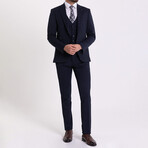 3-Piece Slim Fit Suit // Navy (Euro: 56)