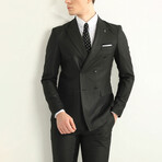 2-Piece Slim Fit Suit // Black (Euro: 48)