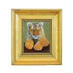 Siberian Tiger Portrait Oil Painting