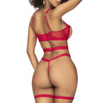 Sophia Bodysuit // Red (L-XL)