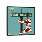 J Cole 2014 Forest Hills Drive by Amer Karic (12"H x 12"W x 1.5"D)