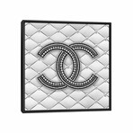 Chanel Pearl Logo I by Martina Pavlova (12"H x 12"W x 1.5"D)
