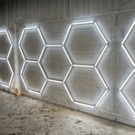 Honeycomb Modular Suspended Lighting System // 5 Pack