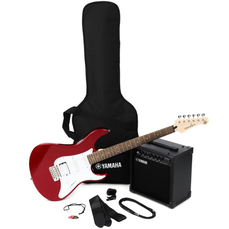 Electric Guitar Combo Pack // Fret Zealot + Yamaha GigMaker Pack // Red