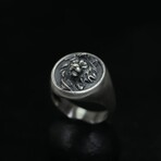 Silver Lion Ring (Ring Size: 7)