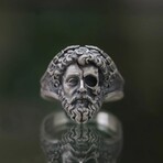 Memento Mori Zeus Silver Ring (Ring Size: 7)