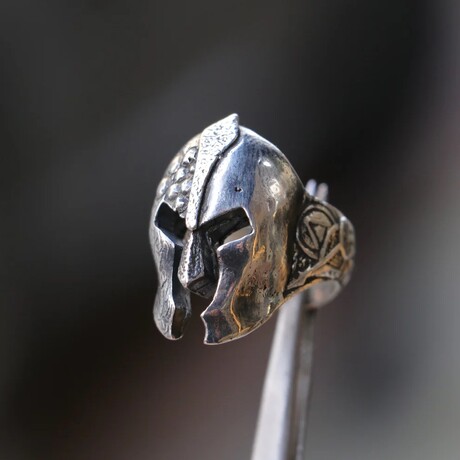 Spartan Helmet Ring (Ring Size: 7)