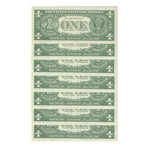 1957 STAR $ 1 Silver Certificates