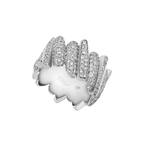 Success 18K White Gold Diamond Ring // Ring Size: 4.25 // New