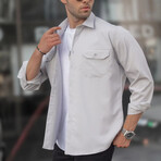 Basic Regular Fit Shirt // Gray (M)