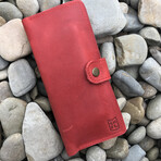 Telure Long Wallet (Kaiser Red)
