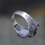 Silver Owl Ring (Ring Size: 7)