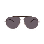 Oliver Peoples // Men's OV1317ST 503611 Aviator Sunglasses // Silver + Gray Gradioent