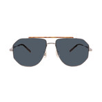 Oliver Peoples // Men's OV1317ST 503619 Aviator Sunglasses // Silver + Blue Gradient