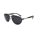 Armani // Men's EA2125 300187 Aviator Sunglasses // Matte Black+ Gray
