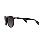 Rag & Bone // Men's RNB1020-S 0807 Square Sunglasses // Black Gold + Gray Gradient
