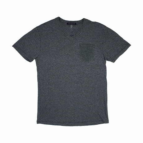 V-Neck T-Shirt Vince Ombre // Charcoal (S)