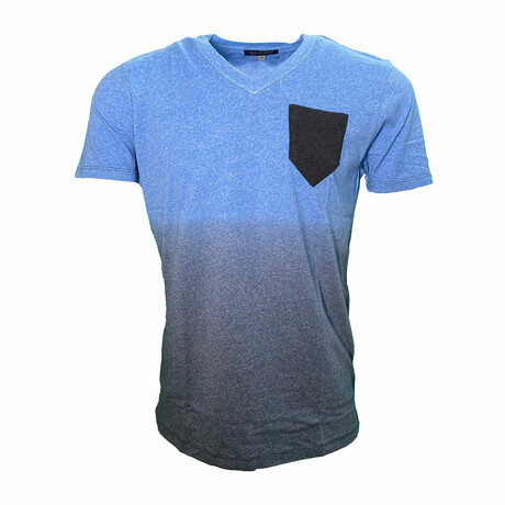 V-Neck T-Shirt Saint Ombre // Blue (S)