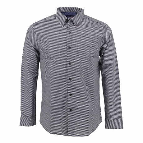 Button Up Long Sleeve Morris Boxes // Gray (S)