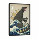 The Great Monster Off Kanagawa by Michael Buxton (26"H x 18"W x 1.5"D)