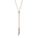 Phara 14K Rose Gold-Plated Brass Necklace // 48.5" // New