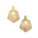 Finch 14K Gold-Plated Brass Earrings // New