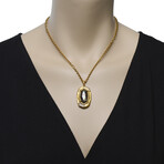 Anna 14K Gold-Plated Pendant Necklace // 30" // New