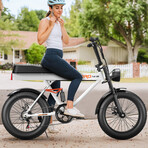 Goldoro Tank600 500W 20" Electric Bike // White