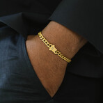 Black/18K Gold Bracelet Set (S)