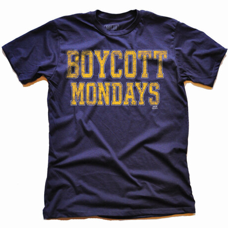 Boycott Mondays T-shirt (XS)