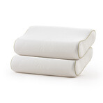 Sandwich Visco Pillow // White // Set of 2
