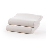 Orthopedic Visco Pillow // White // Set of 2