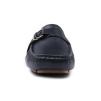 Charter Slip-On Side Buckle Loafers // Navy (8)