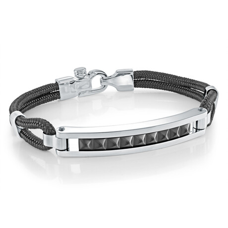 Steel Bracelet Matte // Black // 8"