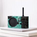 Tykho 3 Radio & Speaker // Lexon X Jean-Michel Basquiat // Equals Pi