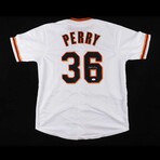 Gaylord Perry Signed Giants Jersey, Gaylord Perry Signed Mariners 8x10 Photo, Gaylord Perry Signed Royals Jersey