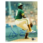 Rollie Fingers Signed Athletics Jersey, Rollie Fingers Signed Athletics 8x10 Photo, Vida Blue Signed Jersey, & Vida Blue Signed Athletics 8x10 Photo
