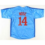 Pete Rose Signed Expos Jersey & Pete Rose Signed Phillies Jersey
