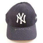 Yogi Berra Signed Yankees 8x10 Photo & Whitey Ford Signed Yankees Adjustable Hat