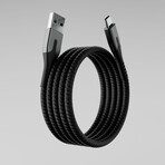 MAGSTACK Pro USB-C to USB-C Fast Charge & Data Cable // 6 ft. Tangle Free Magentic Cable // 3 Pack