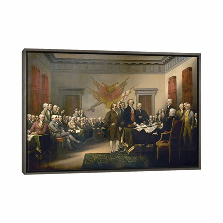 Declaration Of Independence, 1817-18 (US Capitol Collection) by John Trumbull (18"H x 26"W x 1.5"D)
