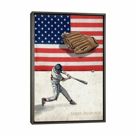 American Sports: Baseball I by GraphINC (26"H x 18"W x 1.5"D)