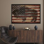 American Bison I by Diego Tirigall (18"H x 26"W x 1.5"D)